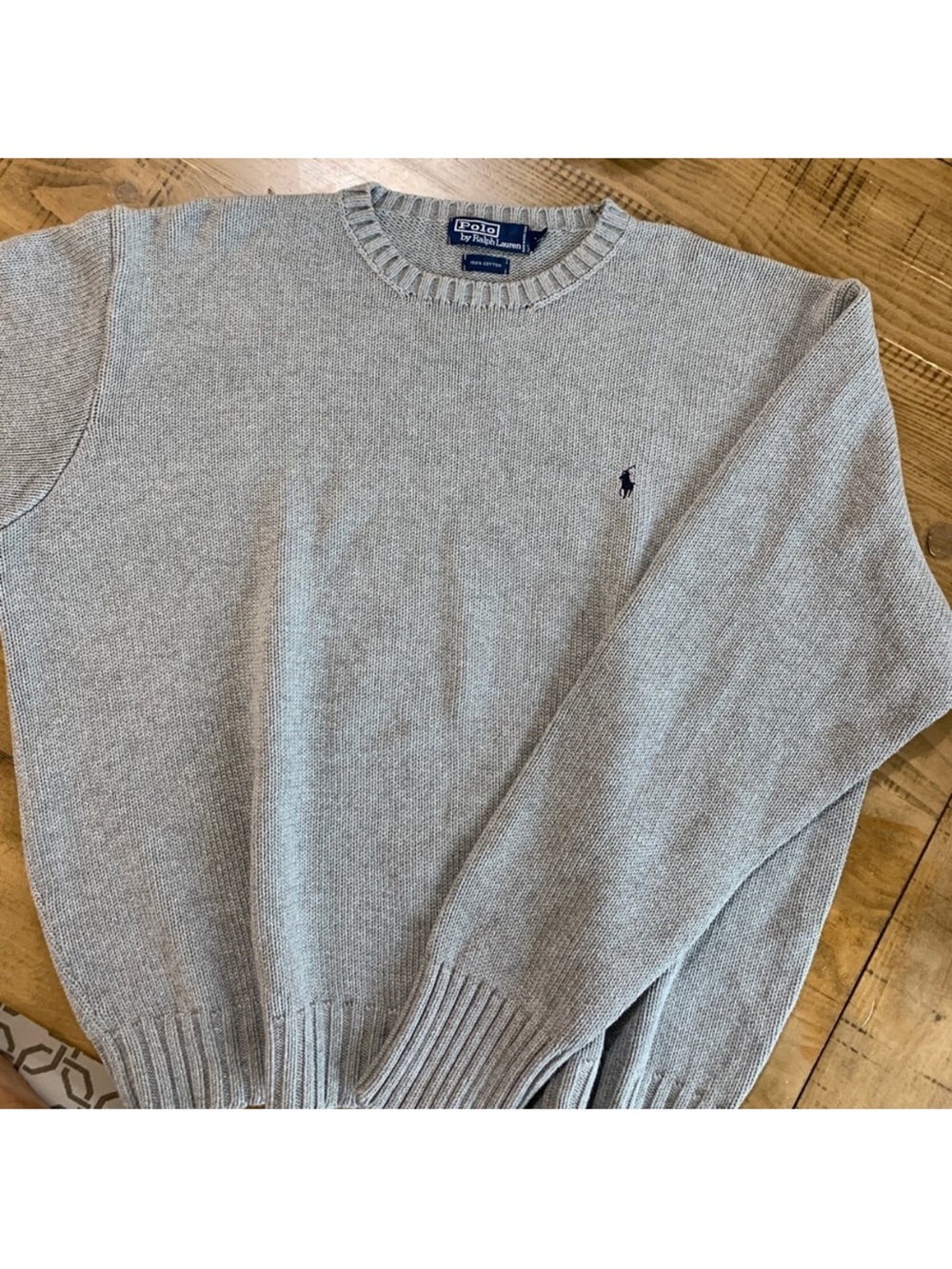 Polo by Ralph Lauren Heather Gray Crewneck Sweater